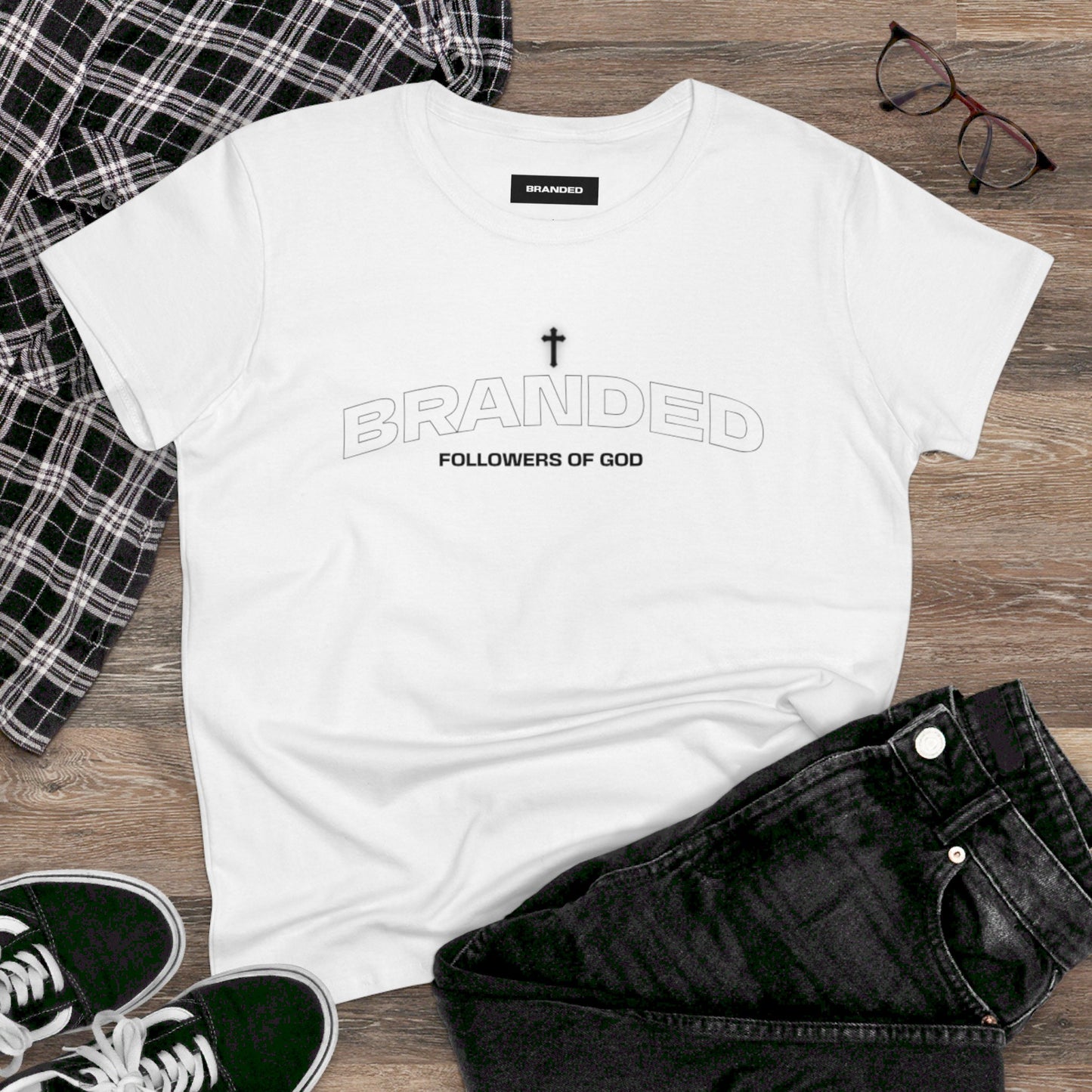 WOMENS BRANDED BLINDLESS TEE