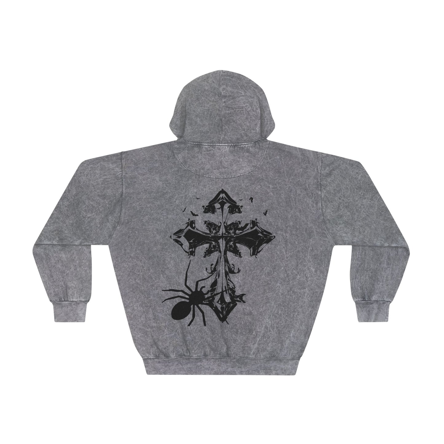 BRANDED ACID WASHED HOODIE