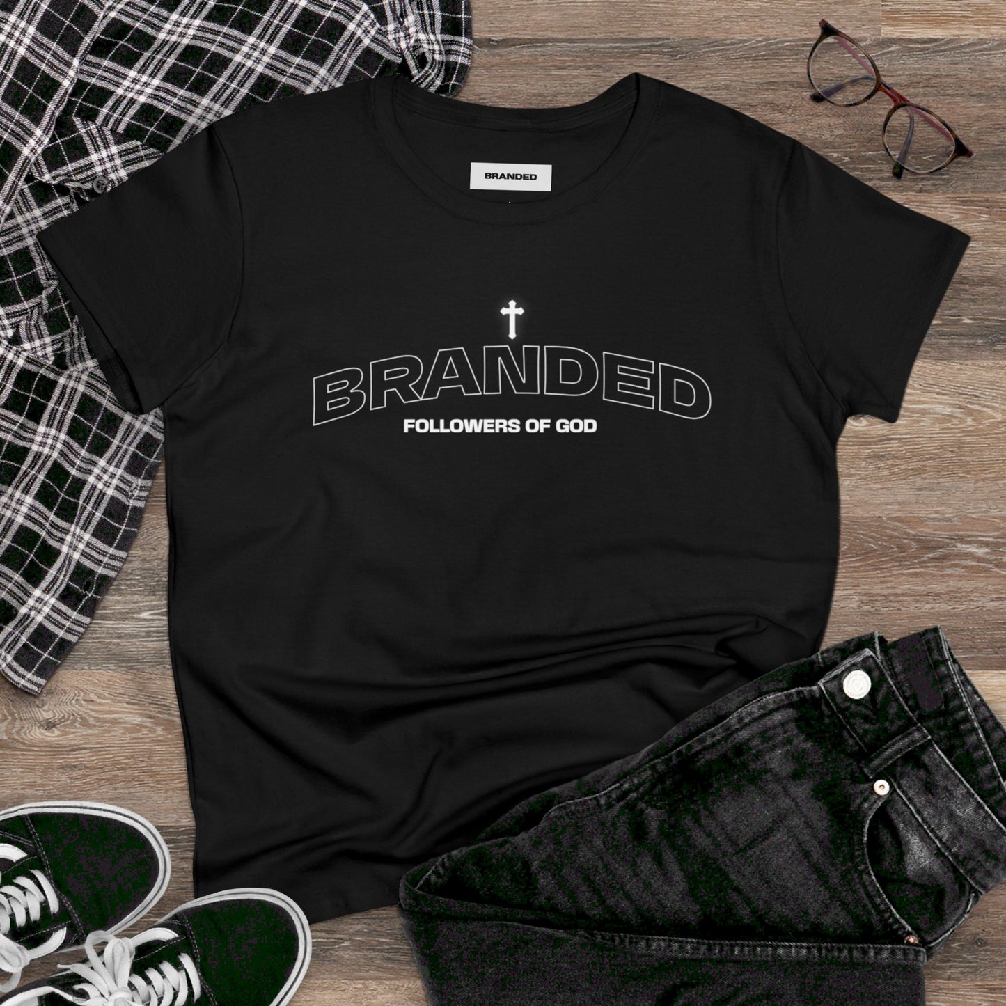 WOMENS BRANDED BLINDLESS TEE