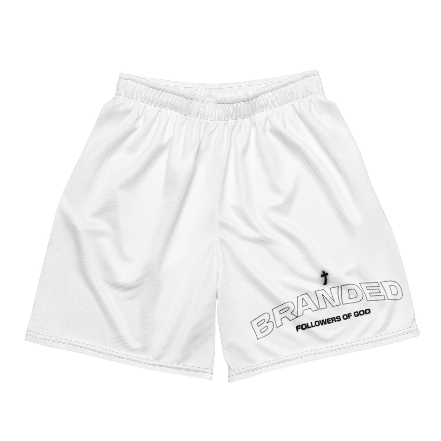 BRANDED MESH SHORTS